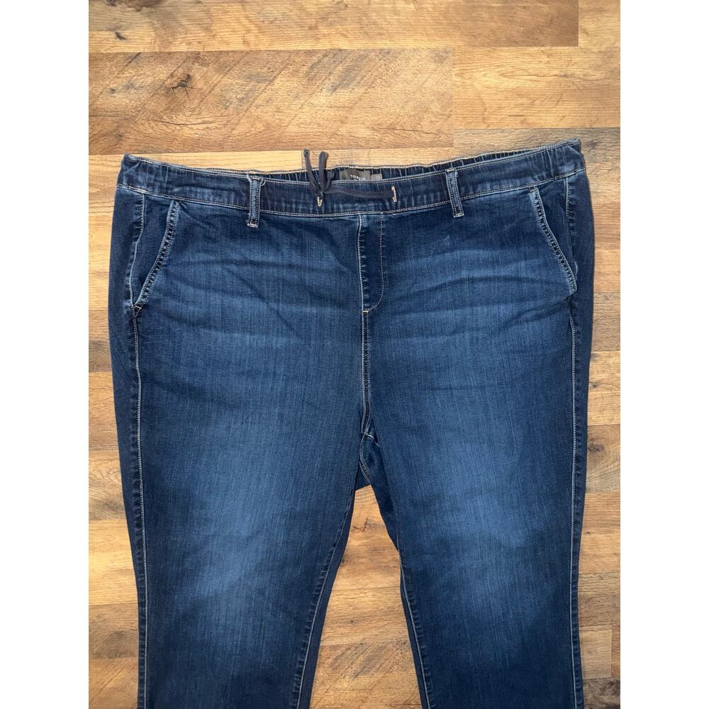 Torrid women’s boyfriend straight draw sting blue jeans - Picture 3 of 11